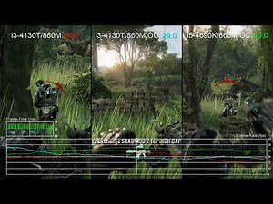Crysis 3 Alienware Alpha Core i3/i5/Overclock Gameplay Frame-Rate Test
