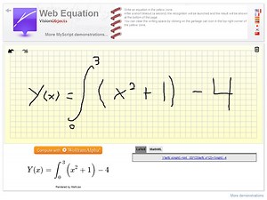 Converting Hand-drawn Equations to LaTeX and MathML