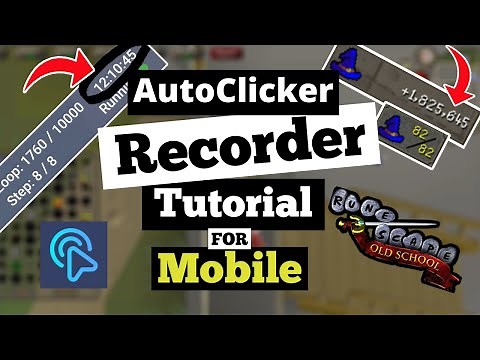 AutoClicker Bot | AFK Training Tutorial for OSRS Mobile | 2021
