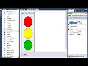 Create traffic signal using timer control in vb.net