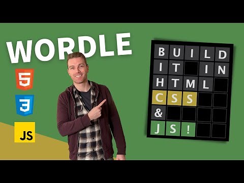 Build a Wordle clone using HTML, CSS & Javascript!