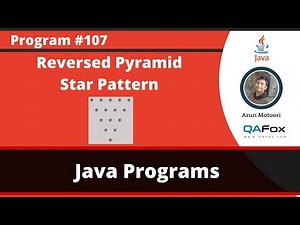 Java program to print the reversed pyramid star pattern