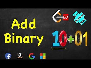 Add Binary | LeetCode 67 | C++, Java, Python
