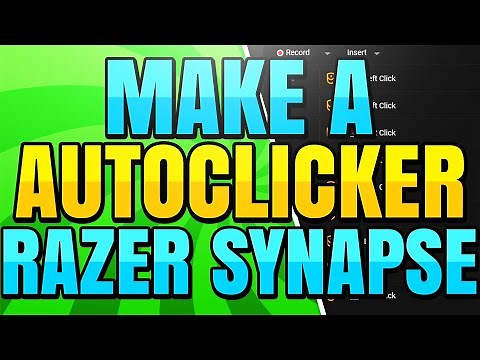 How to Make an AutoClicker Macro with Razer Synapse (Mouse & Keyboard)