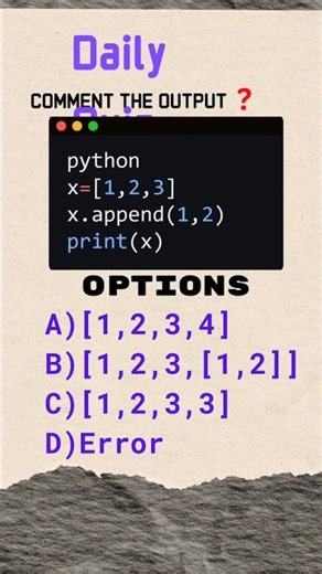 Python quizzes 5 #coding #python #webdesign #webdevelopment #programming
