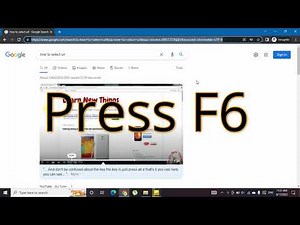 The easiest way to highlight the address bar from the browser on a windows 10 computer