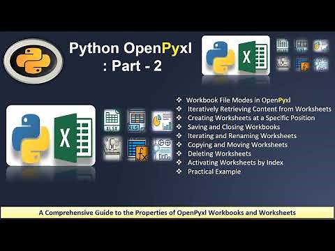 Python Excel Automation & Analysis: Utilizing OpenPyXl Workbooks and Worksheets - Part-2