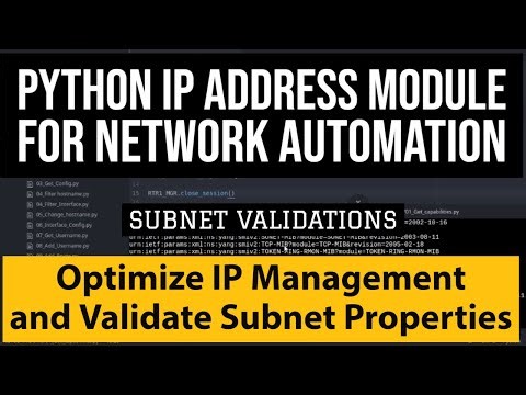 Python :IP Address module Tutorial :Optimize IP Management | Validate and Analyze Subnet Properties