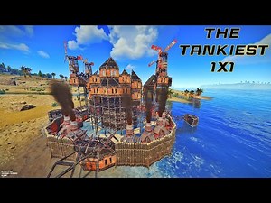 THE TANKIEST 1X1 DESIGN | SMALL GROUP | OPEN CORE | TOWERS | RUST BASE TUTORIAL