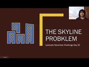 The SkyLineProblem | Leetcode 218| Leetcode November Challenge | Live coding session