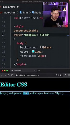 Did you know you can create a live CSS editor right in your browser using just HTML?\n\nWith this