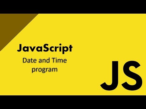 JavaScript Date & Time Program Tutorial – Display Current Date and Time