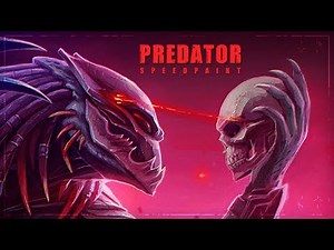 How to draw a predator (speedpaint)
