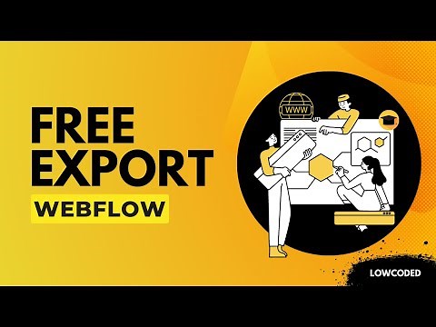 How to Export Webflow Code for Free + Badge Removal