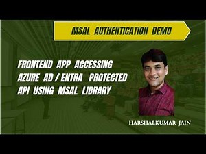 MSAL Authentication Demo | Frontend App Accessing Azure AD Protected API Of Backend App