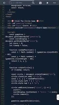 Click The Circle Game using HTML, CSS & JavaScript | Mini Project for Beginners 🎯