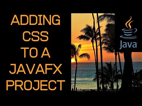How to Add CSS to a JavaFX Project