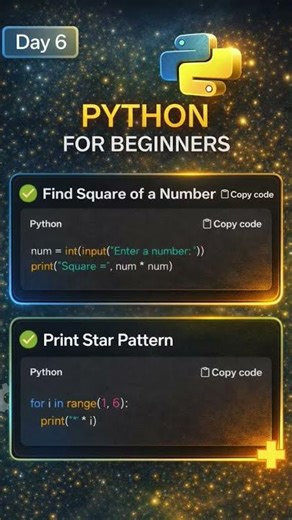 Python Day 6 🔥 | Star Pattern & Practice Programs