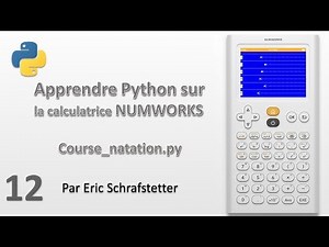 12 - "Course de natation" pour simuler un dé (Python sur NUMWORKS)