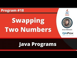 Java program to Swap two numbers