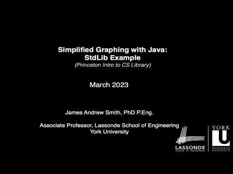 Making a simple graph using a Java StdLib