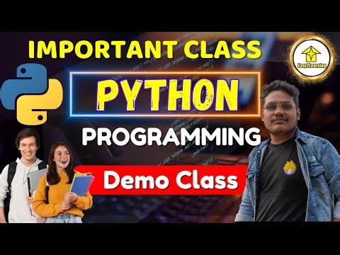 Learn Python Programming | free Python demo class for beginners by easy2learning