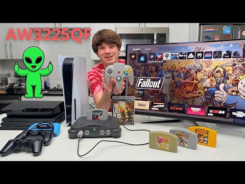 The ULTIMATE Guide to Console Gaming on the Alienware AW3225QF