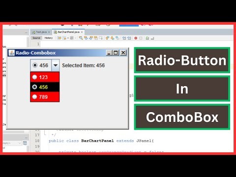 Java - How To Create a JComboBox with JRadioButtons In Java NetBeans [With Source Code]