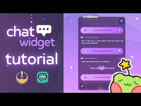 ✦ Easy widget setup tutorial 🌟 for streaming to Twitch, with OBS Streamlabs + Streamelements ✦