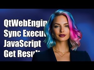 QtWebEngine: Synchronously Execute JavaScript and Retrieve Function Results