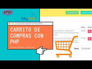 Carrito de compras con PHP y MySQL