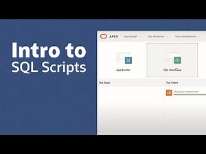 Intro to SQL Scripts