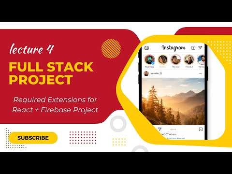 Best VS Code Extensions for React Project | Instagram Clone | Lecture 4