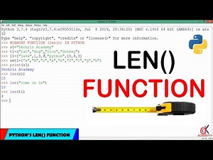 Python 3 Tutorial | Length Function