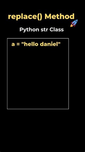 8. replace() method in String class | Python #coding #datascience