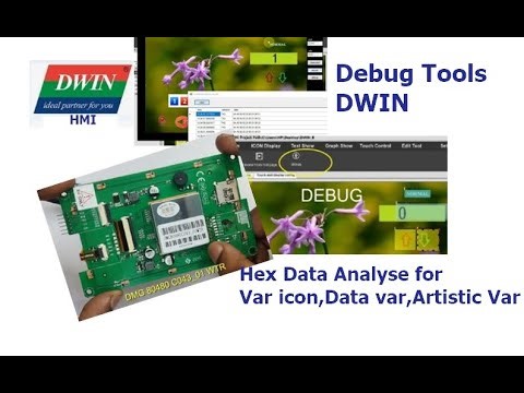 #11 DWIN DEBUG Tools --Hex Data Analyse for Var icon, Data var, Artistic Variable