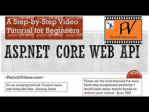 ASP.NET Core 5.0 Web API with C# [2021] made easy using a Project - Step by Step