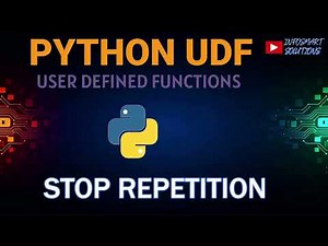 Python User-Defined Functions (UDF) Tutorial with examples