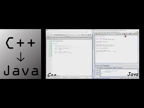 Conversion of C++ Program To Java