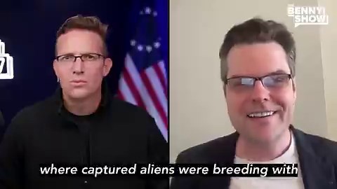 🚨 MATT GAETZ says he was briefed about GOV ALIEN HYBRID PROGRAMS...