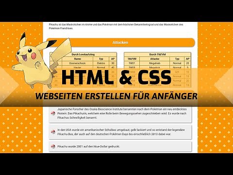 Wie man eine Website erstellt - HTML & CSS Tutorial für absolute Anfänger - Deutsch