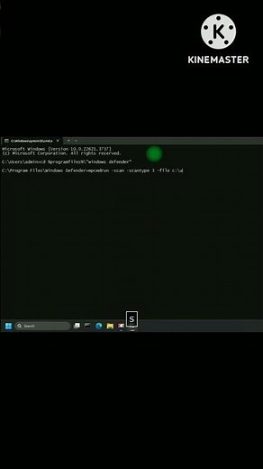 Scan Any Folder for Viruses via CMD: Windows Defender Custom Scan #shorts