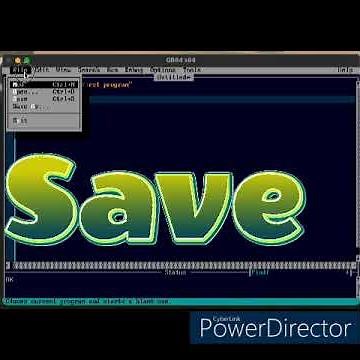 QBasic Tutorial 1 - Getting Started - Program 1