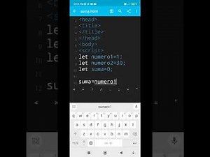6.- Suma de dos números en Javascript - Sublimetext