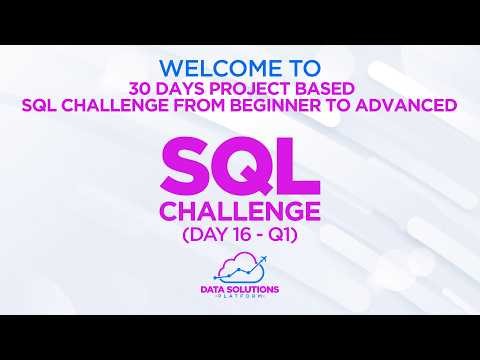 Day 16 SQL Challenge | Q1 Explained – Complicated Nested Queries | 30‑Day SQL Project Series