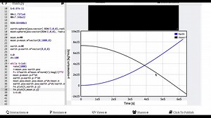Python simulation of the Earth-Moon system for orbital insights