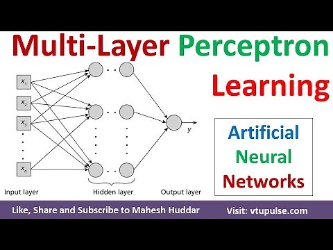 Multi-Layer Perceptron Learning Feed Forward Learning Back Propagation Algorithm by Mahesh Huddar