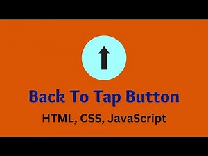 How To Create a Scroll Back To Top Button
