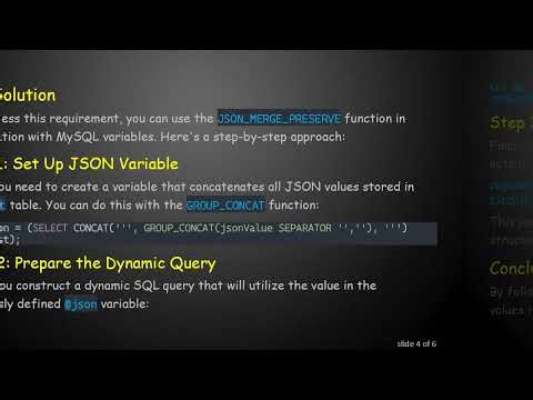 How to Merge Multiple JSON Values in MySQL with Sums