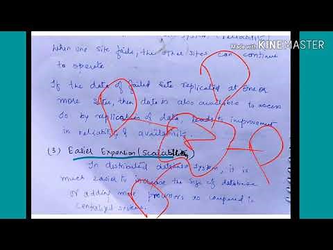 Distributed database system - Advantages and Disadvantages - lecture175/DBMS